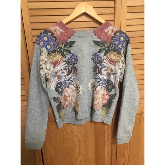 J. Crew Tops - J. Crew floral print sweatshirt